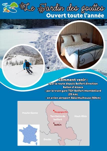 Bed and Breakfast Le Jardin Des Gouttes Rougegoutte Exterior foto